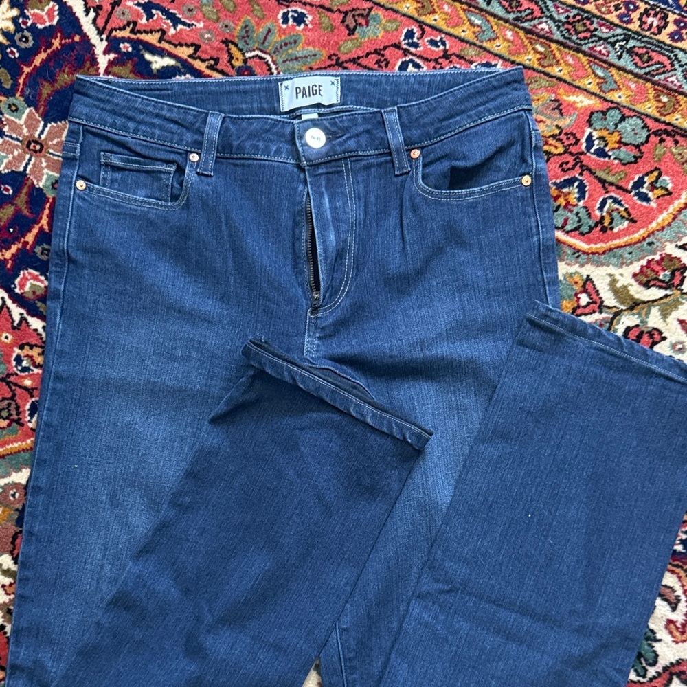 PAIGE Hoxton Straight Dark Indigo Jeans